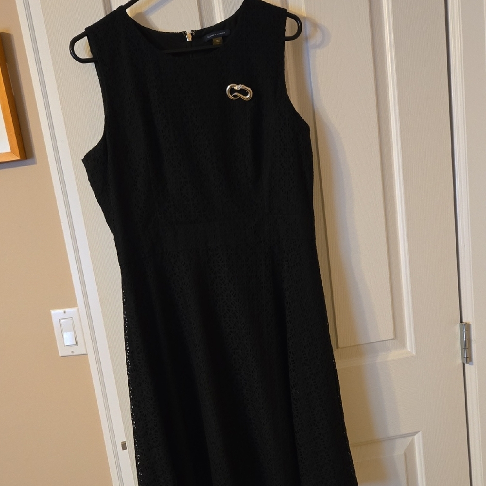 Tommy Hilfiger Black Midi Dress